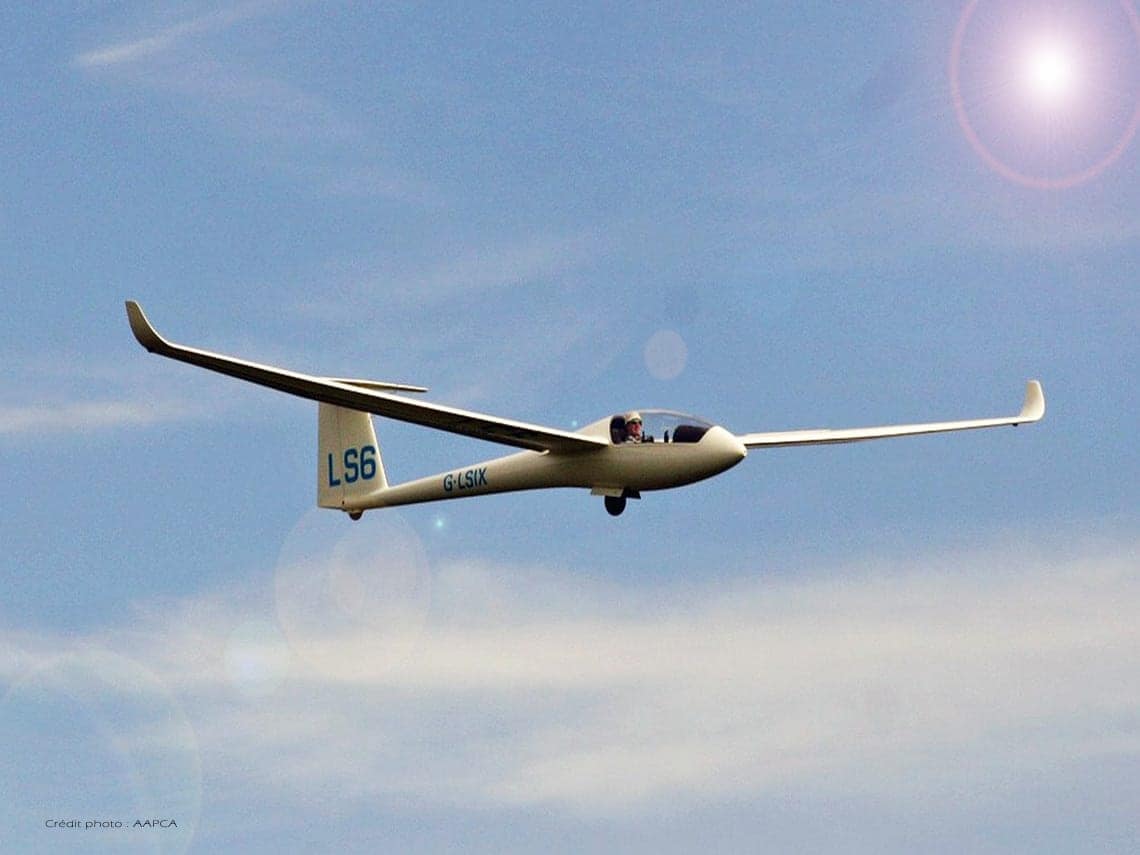 Vol à voile à l'aérodrome de Tourrettes-Fayence