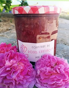 confiture à la rose faite maison à l'Escale Provençale